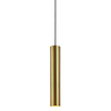 Ruben Ceiling Pendant Light with Plug - Brushed Brass