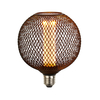 Searchlight 3.5W LED Dimmable Warm White Wire Mesh Effect Globe in Black - Screw Cap