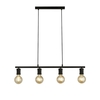 Searchlight Dance 4 Light Bar Ceiling Pendant - Black
