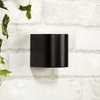 Searchlight Davy Outdoor Wall Light - Black