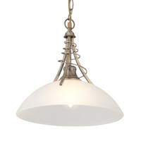 Searchlight Linea Ceiling Pendant Light - Antique Brass