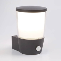 Searchlight Tucson Outdoor Wall Light with PIR Sensor - Dark Grey