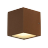 Sitra Cube Wall Light - Rust Coloured