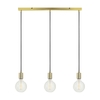 Sky 3 Light Bar Ceiling Pendant - Brass