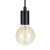 Sky Lamp Holder with Plug - Black