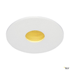 SLV H-Light 11.5W Warm White Dimmable LED Fixed Downlight - White