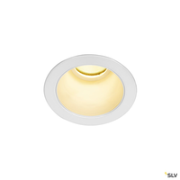 SLV Horn Magna 9W Warm White LED Recessed Fixed Downlight - White