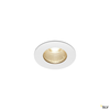 SLV Patta-I 7.3W Warm White Dim to Warm LED IP65 Fixed Downlight - White