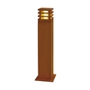 SLV Rusty Square 70 Outdoor Bollard Light - Rust Brown