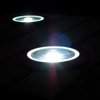 Solarcentre Solar LED Deck Light with Dusk to Dawn Sensor - Round