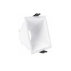 Square Downlight Bezel Low UGR Cutout 85x85mm for GU10 LED Bulb - White