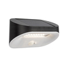 Suri Brezno Solar LED Outdoor Flush Wall Light with PIR Sensor - Black
