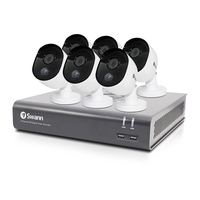 Swann 8 Channel 1080p 1TB Full HD DVR CCTV System with 6 Cameras