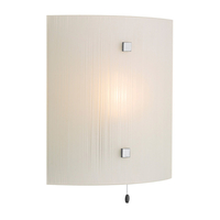 Swirl Flush Wall Light - Pewter