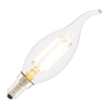 Tagra 4W Warm White Dimmable LED Decorative Filament Bent Tip Candle Bulb - Small Screw Cap