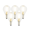 Tagra 4W Warm White Dimmable LED Decorative Filament Golf Ball Bulb - Small Screw Cap - Pack of 5