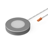 Tagra Syndeo 1.5W 12V Warm White Surface Mounted Puck Light - Silver