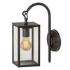 Techmar Plug and Play - Columba Outdoor Hanging Lantern LED Wall Light - Black