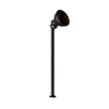 Techmar Plug and Play - Dax Outdoor Warm White LED Post Light - Black