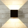 Techmar Plug and Play - Mauri LED Outdoor Twin Wall Light - Black