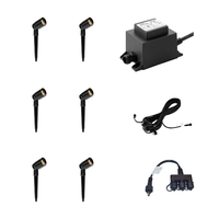 Techmar Plug and Play - Neso LED Garden Spotlight Kit - 6 Lights
