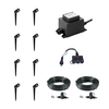 Techmar Plug and Play - Neso LED Garden Spotlight Kit - 8 Lights