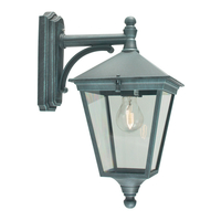 Turin Down Lantern - Verdigris