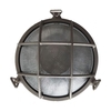 Uber Lamp Rock Round Outdoor Wall Light - Nickel