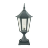 Valencia Grande Pedestal Lantern - Black