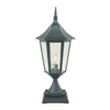 Valencia Grande Pedestal Lantern - Black