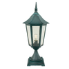 Valencia Grande Pedestal Lantern - Verdigris