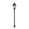 Zagreb Post Lantern - Black and Gold