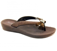 DIZZY T-Drop Bronze Womens Sandals