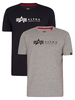 2 Pack Label Graphic T-Shirt