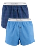 2 Pack Modern Cotton Slim Fit Woven Boxers