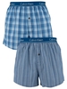 2 Pack Slim Fit Low Rise Woven Boxers