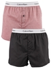 2 Pack Slim Fit Woven Boxers