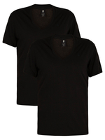 2 Pack V-Neck Logo T-Shirts