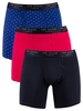 3 Pack Fitted Boxer Briefs