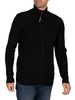 3D Biker Zip Thru Knit