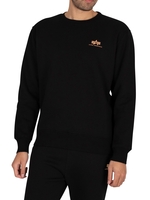 Basic Foil Print Sweatshirt