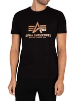 Basic Foil Print T-Shirt