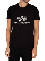 Basic Foil Print T-Shirt
