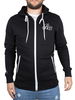 Bee Inspired Black B33 Logo Zip Hoodie