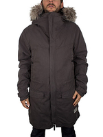Bench Grey Doublefull Fur Hooded Jacket