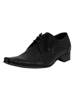 Brogue Derby Polished Leather Shoes