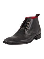 Brogue Polished Leather Boots