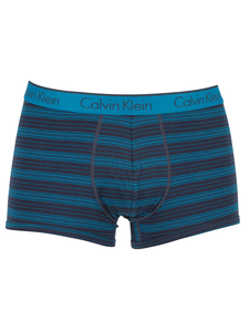 Calvin Klein Navy/Blue CK One Stripe Logo Trunks
