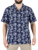 Carhartt WIP Blue/White Pine Hawaii Short Sleeved Shirt