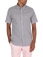 Classic Twill Stripe Shortsleeved Shirt